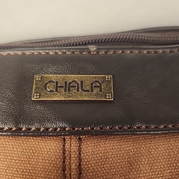 CHALA Crossbody Purse Hobo Handbag Funky Boho Momcore Canvas Fox Charm - Picture 4 of 16